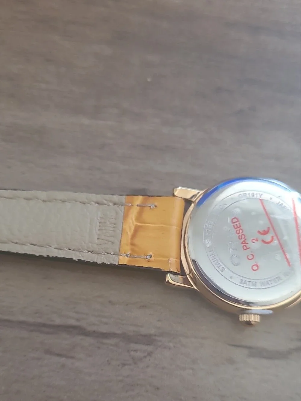 Nwot Orvis Colorful Number Dial Yellow Strap Watch